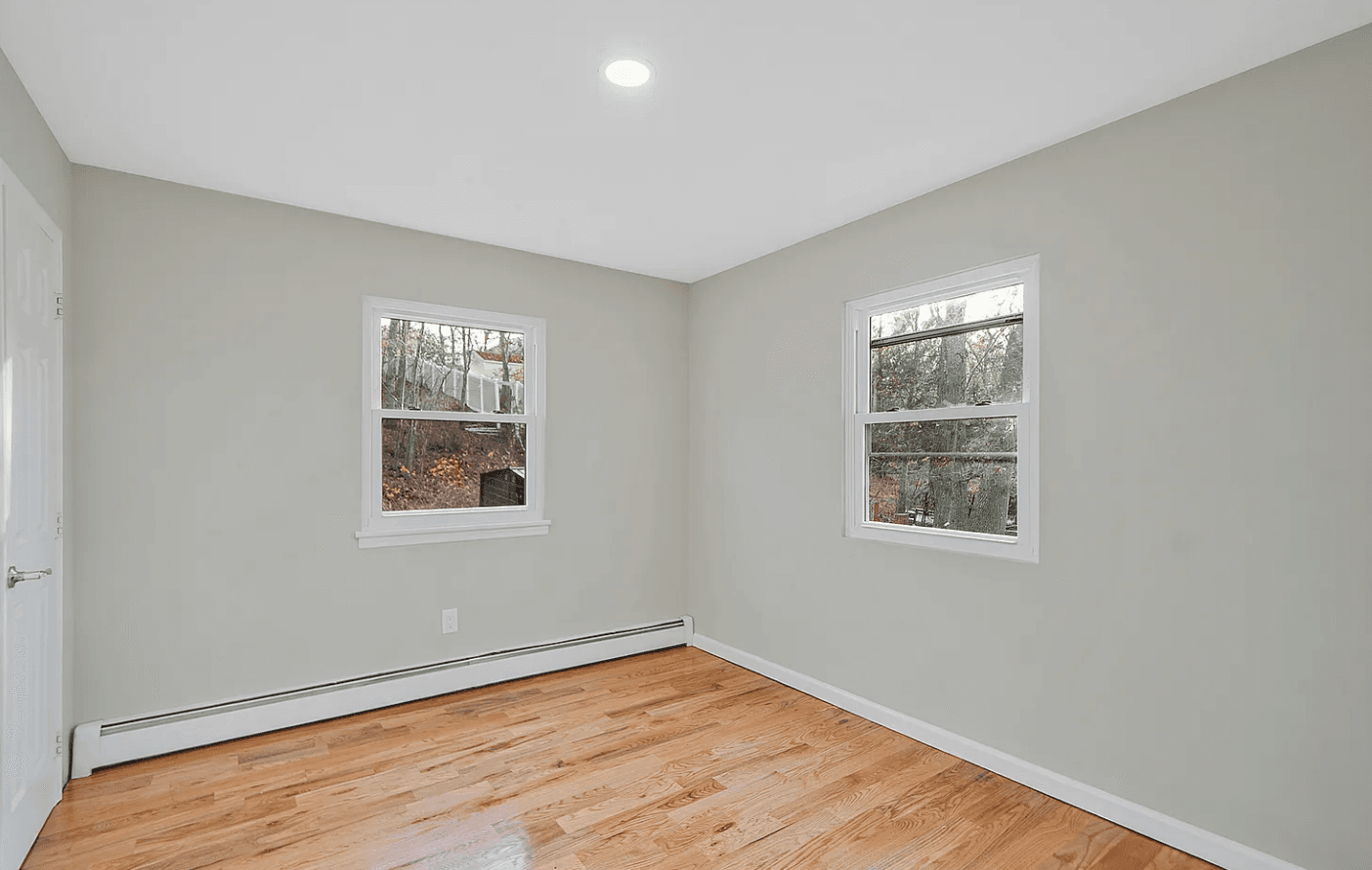 Bedroom after renovation at 14 Clearview, Selden, NY